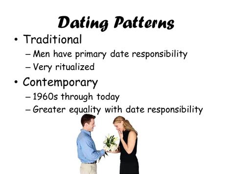 how are traditional and contemporary dating patterns different